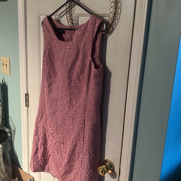 NWOT Nine West size 10 mauve sheath dress, purchased for daughter's wedding - Picture 4 of 7